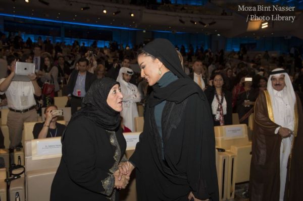 HH Sheikha Moza at WISE 2015 closing session.