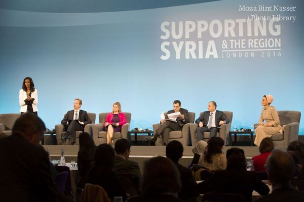 HH Sheikha Moza at Supporting Syria and the Region conference HH Sheikha Moza at Supporting Syria and the Region conference