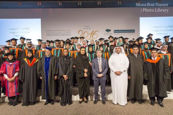 HH Sheikha Moza Witnesses Hamad bin Khalifa University (HBKU) Graduation 