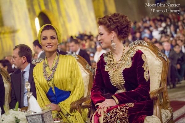 HH Sheikha Moza at opening of Fez music festival