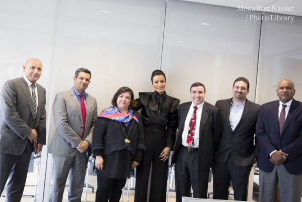 HH Sheikha Moza visits Harvard University and Massachusetts General Hospital 