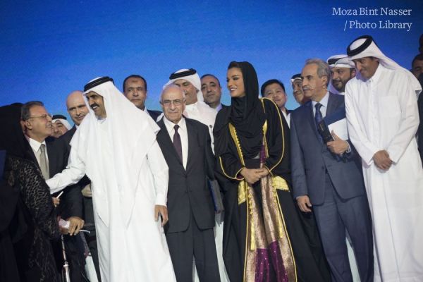 Their Highnesses Attend The 20th Anniversary Celebration of Aljazeera