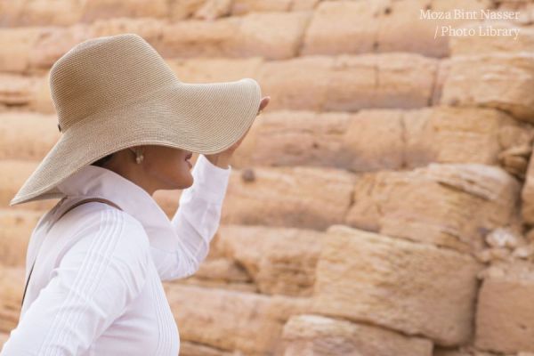 HH Sheikha Moza Visit Sudanese Pyramids