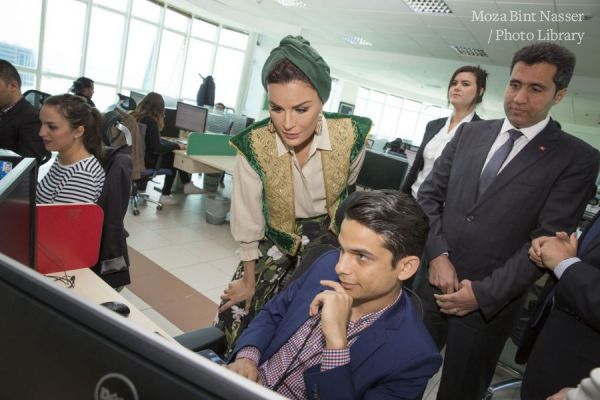 HH Sheikha Moza Visits Vermeg