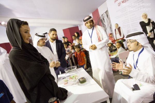 HH Sheikha Moza visits Darb Al Saai