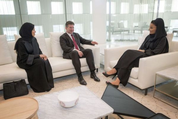 HH Sheikha Moza meets with UNGA President