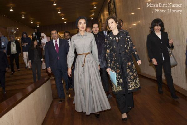  HH Sheikha Moza participates at joint Education Above All and UNESCO high-level event in Paris