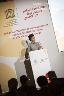  HH Sheikha Moza participates at joint Education Above All and UNESCO high-level event in Paris