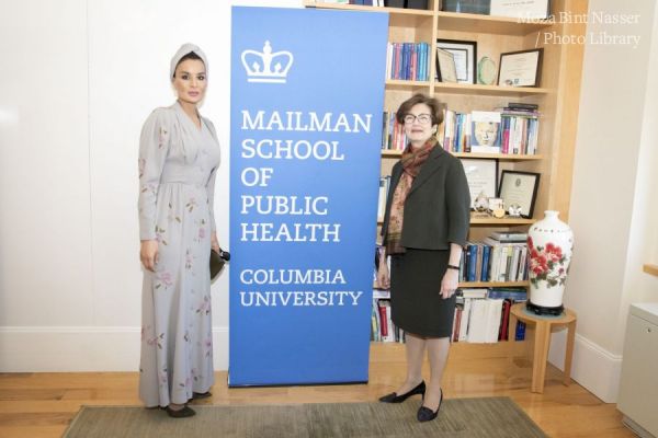 صاحبة السمو الشيخة موزا تطلق شراكة بين جامعة كولومبيا ومؤسسة قطر الدولية صاحبة السمو الشيخة موزا تطلق شراكة بين جامعة كولومبيا ومؤسسة قطر الدولية