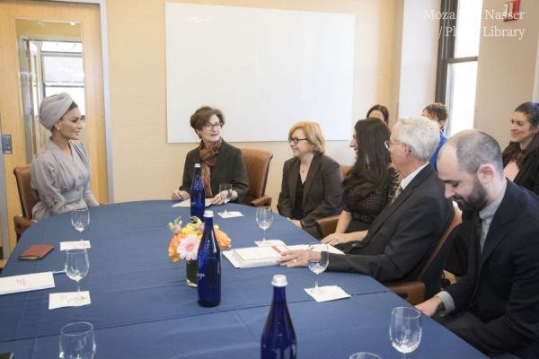 HH Sheikha Moza launches research partnership between Qatar Foundation International and Columbia University HH Sheikha Moza launches research partnership between Qatar Foundation International and Columbia University