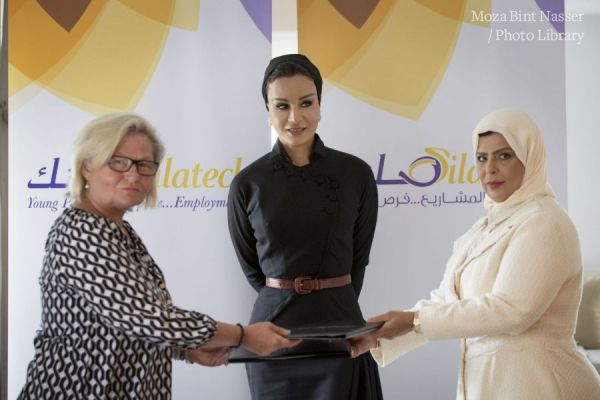 HH Sheikha Moza witnesses key agreements with Silatech in New York