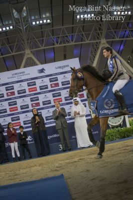 Their Highness attend the Longines Global Championship Tour finale