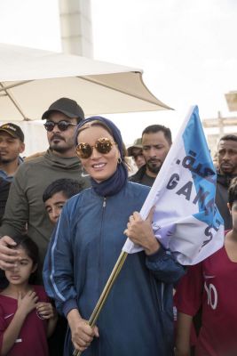 HH Sheikha Moza participates in National Sport Day at Education City