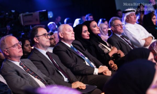 HH Sheikha Moza attended debut relaunch of Doha Debates