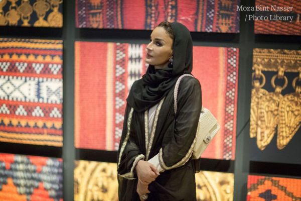 Their Highnesses tour the National Museum of Qatar