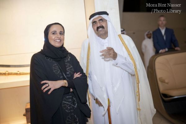 Their Highnesses tour the National Museum of Qatar