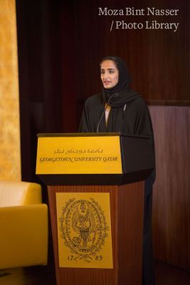 HH Sheikha Moza Attends Celebration of Georgetown University in Qatar's Research Impact