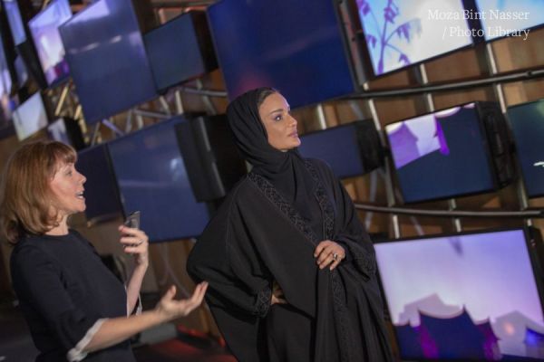 صاحبة السمو الشيخة موزا تفتتح "مجلس الإعلام" بجامعة نورثوسترن في قطر صاحبة السمو الشيخة موزا تفتتح "مجلس الإعلام" بجامعة نورثوسترن في قطر