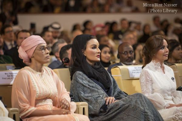 HH Sheikha Moza participates in EAA session at WISE 2019