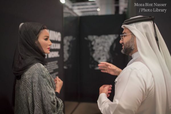 HH Sheikha Moza tours WISE Majlis