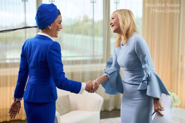 HH Sheikha Moza interview with Tania Bryer