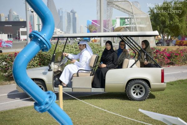 Her Highness toured EAA's SDG Pavilion