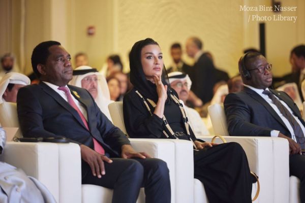 HH Sheikha Moza attends Earthna Summit 2023