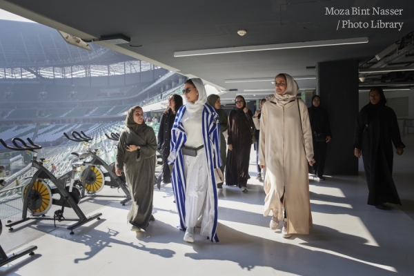 HH attends National Sport Day activities at Qatar Foundation