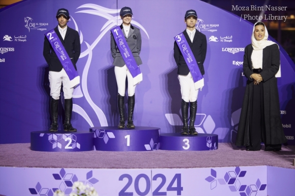 Her Highness attends the CHI Al Shaqab Presented by Longines 2024 