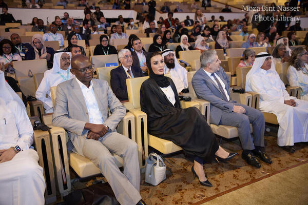 Her Highness attends the opening of the 17th World Congress of Bioethics in Doha