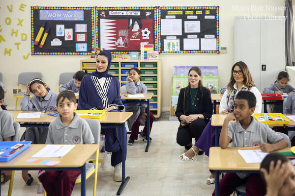 Her Highness visit the First Assalam School