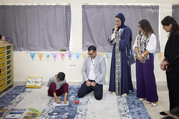 Her Highness visit the First Assalam School