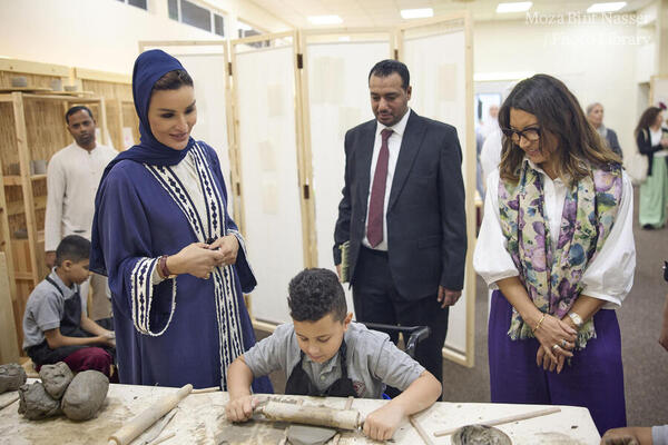 Her Highness visit the First Assalam School