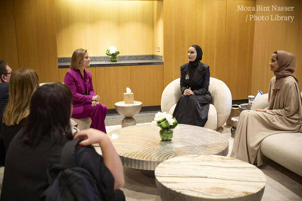 Her Highness met with the First Lady of the Republic of Cyprus