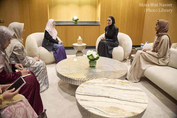 Her Highness met with the Spouse of the Prime Minister of Malaysia