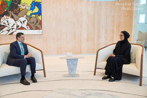 Her Highness met with the Prime Minister of Yemen