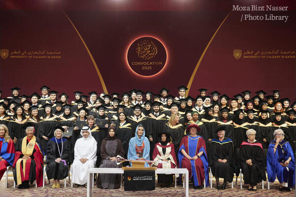 Her Highness attends Final Convocation of the University of Calgary in Qatar