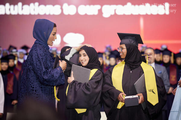 صاحبة السمو تشهد حفل تكريم مدارس مؤسسة قطر 2025